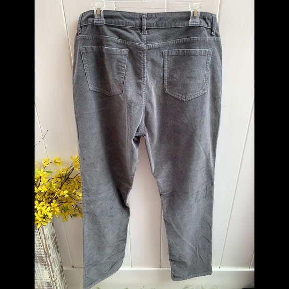 Jones New York size 16 Lexington straight gray - Picture 2 of 6